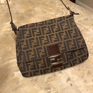 FENDI ZUCCA MAMMA SHOULDER BAG - USED BUT VERY GOOD CONDITION!!! AUTHENTIC!!!
